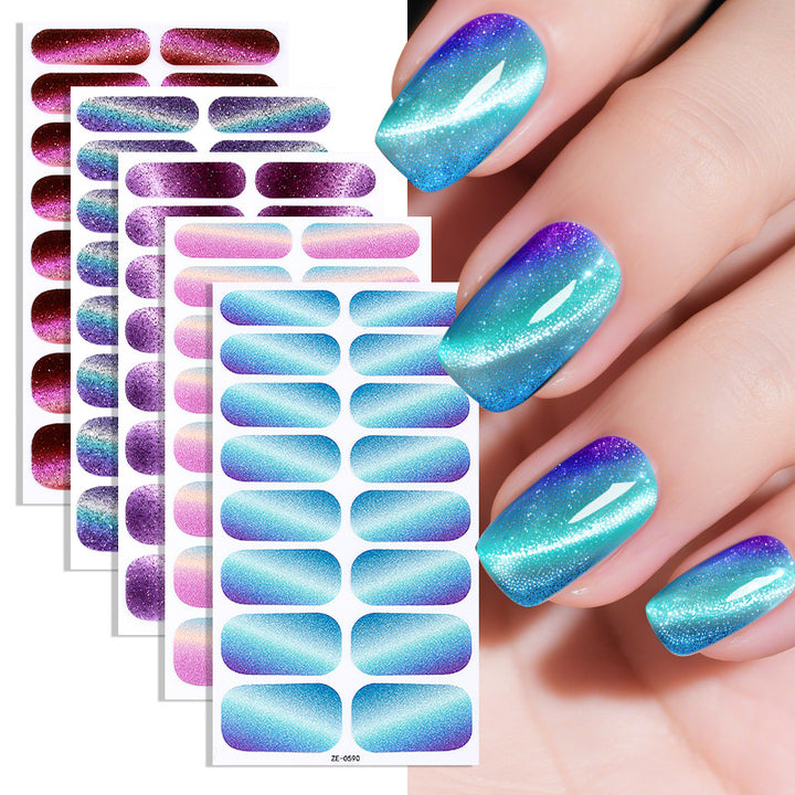 Gradient Gel Nagel Wraps
