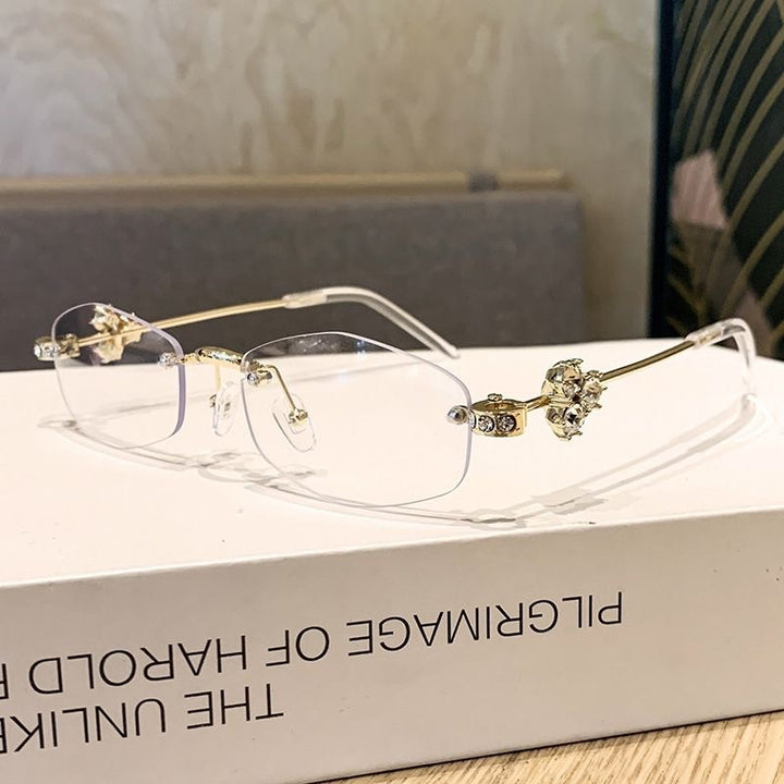 Modische Sonnenbrille mit Luxuriösen Goldenen Akzenten Karnz