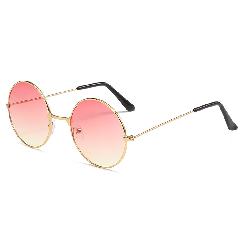 Retro Runde Glas Sonnenbrille Karnz