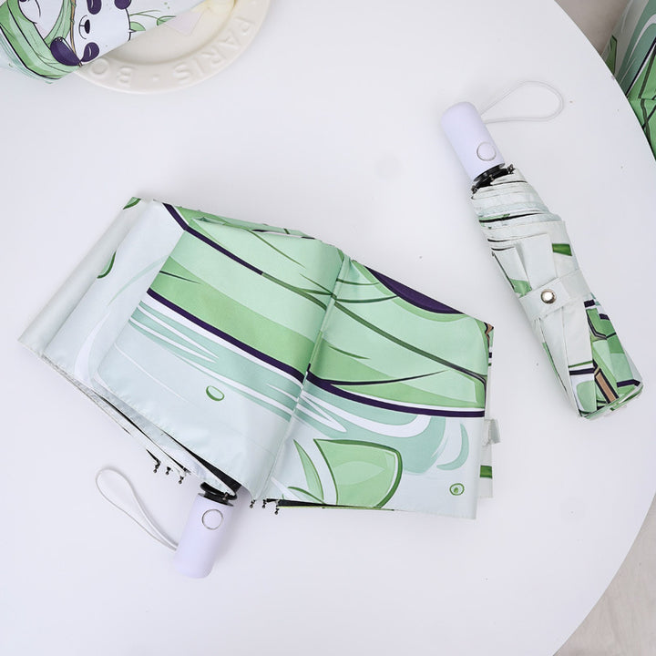 Damen kreativer Faltregenschirm mit verspieltem Design Karnz