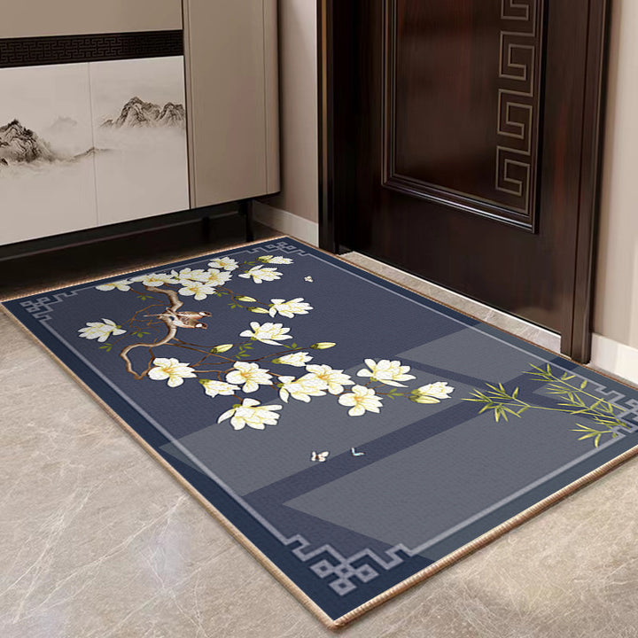 Eleganter dekorativer floraler Teppich