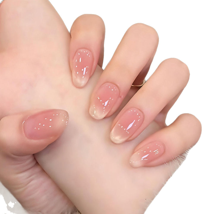 Künstlerische Nagelverlängerungen mit floralen Akzenten Karnz