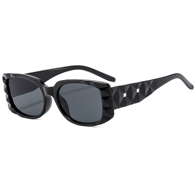 Damen Designer Sonnenbrille mit einzigartigem Rahmen und UV-Schutz Karnz