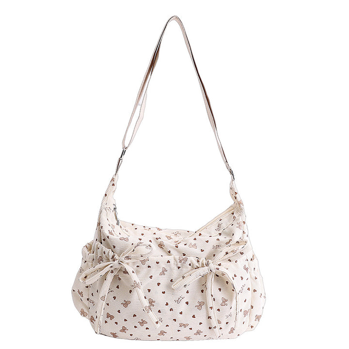Stylische Blumenschmuck-Hobo-Tasche