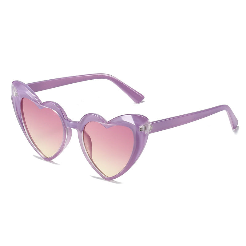Damen Herzförmige Sonnenbrille im innovativen Design Karnz
