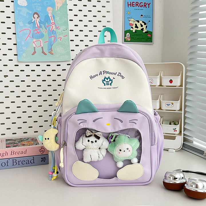 Süßer Katzen-Themen Rucksack Karnz