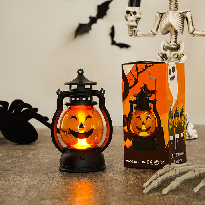 LED Kürbislaterne Dekorative Batteriebetriebene Halloween Tischleuchte