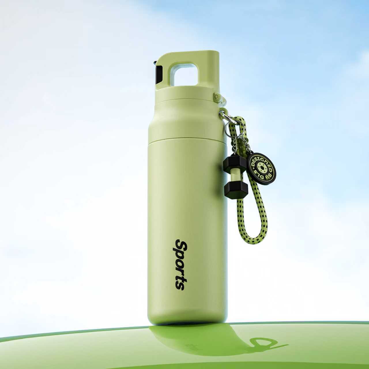 Damen Sportliche Wasserflasche mit innovativem Verschluss Karnz