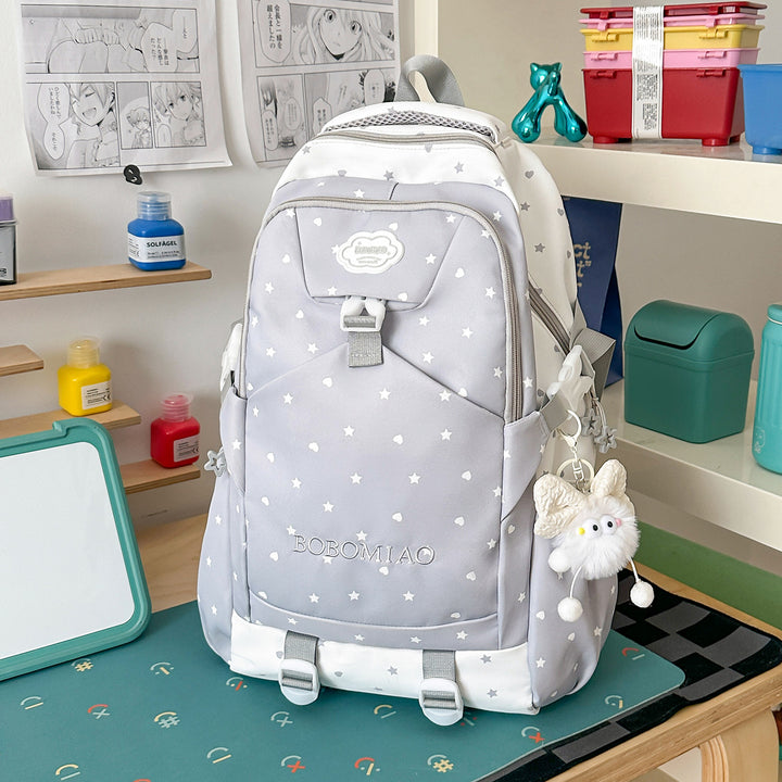 Stylischer Schulrucksack mit Sternenmuster Karnz