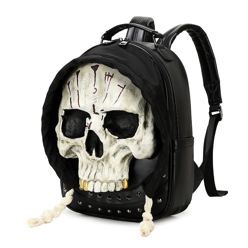 Kreativer Rucksack mit Totenkopf-Design Karnz