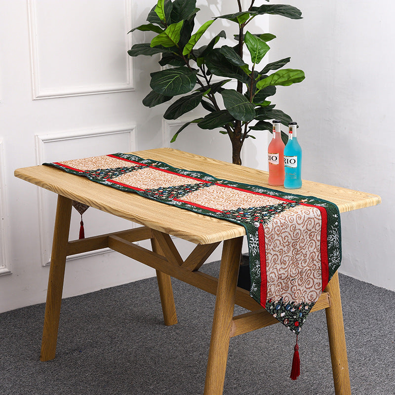 Weihnachts Tischläufer mit Rentier-Motiv Karnz