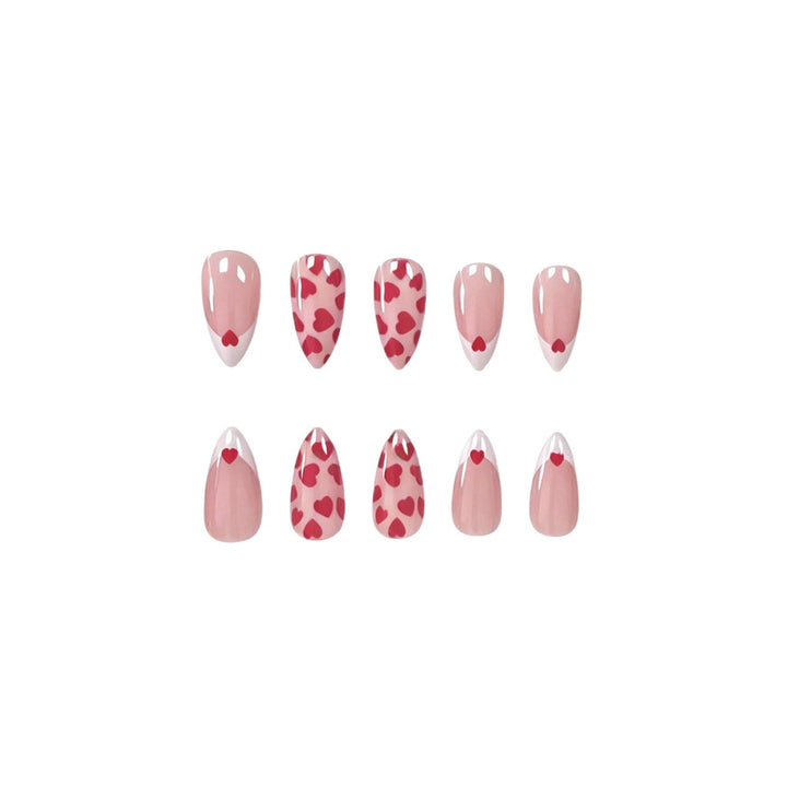 Herz-Muster Nail Art Verbesserungen Karnz