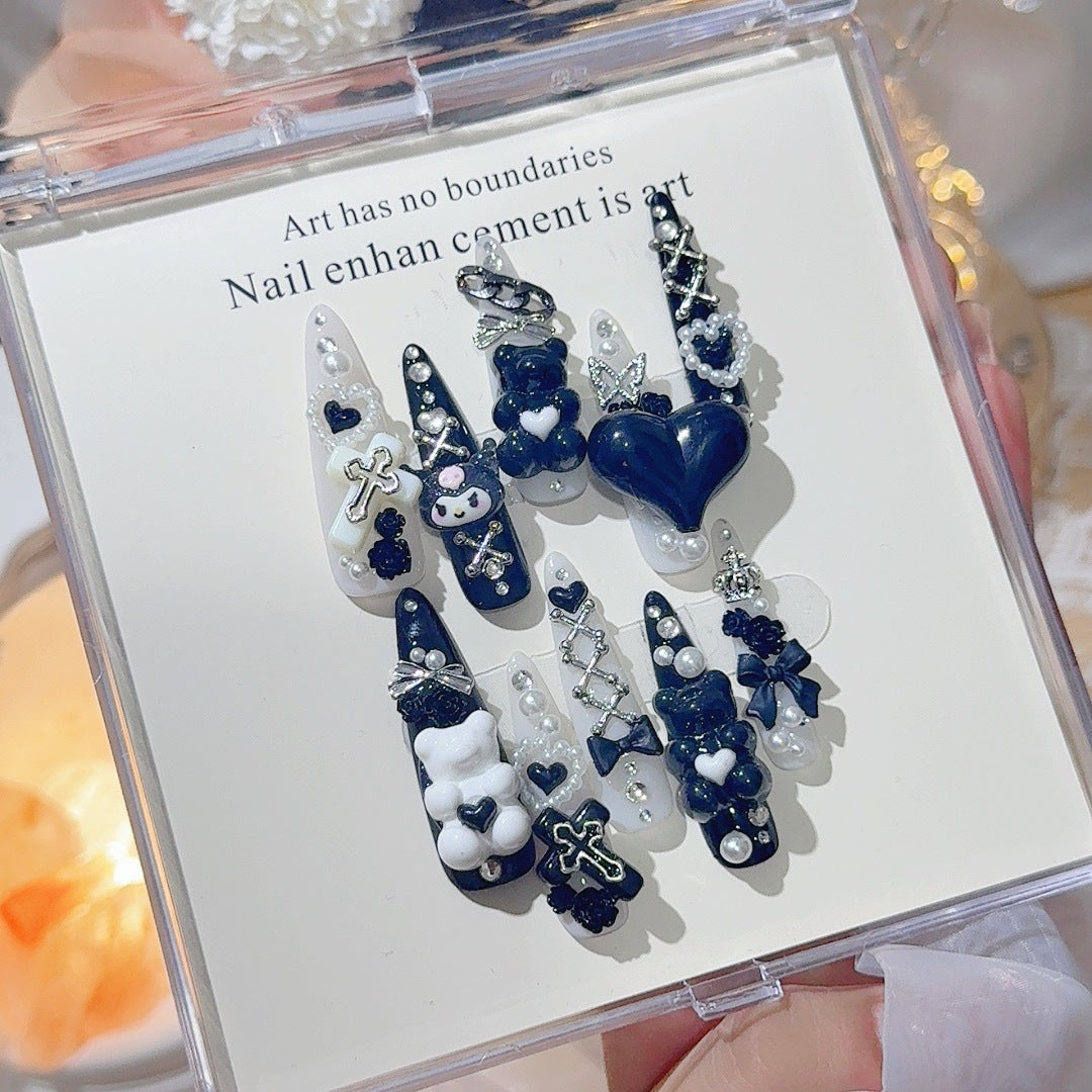 Kreatives 3D-Themen-Nagelset