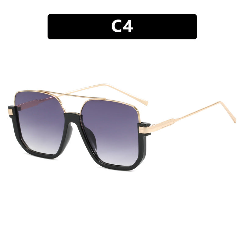 Damen oversized Sonnenbrille mit trendigem quadratischen Rahmen und schützendem UV-Filter Karnz