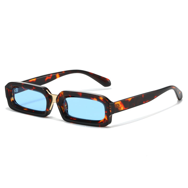 Schlanke rechteckige Rahmen-Sonnenbrille Karnz
