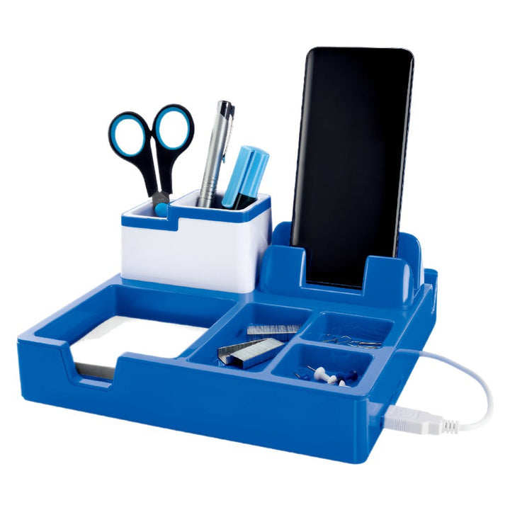 Multifunktionaler Schreibtischorganizer mit Usb-Ladeanschluss Karnz