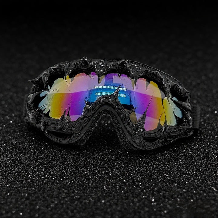 Damen innovative Skibrille mit außergewöhnlichem Design Karnz