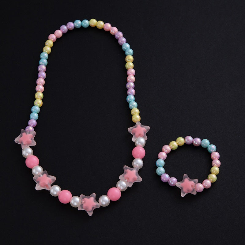 Schmuck-Set mit Blumenmotiven Karnz