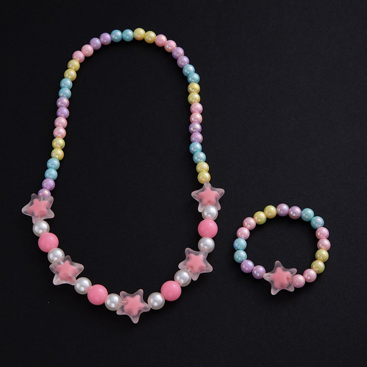 Schmuck-Set mit Blumenmotiven Karnz