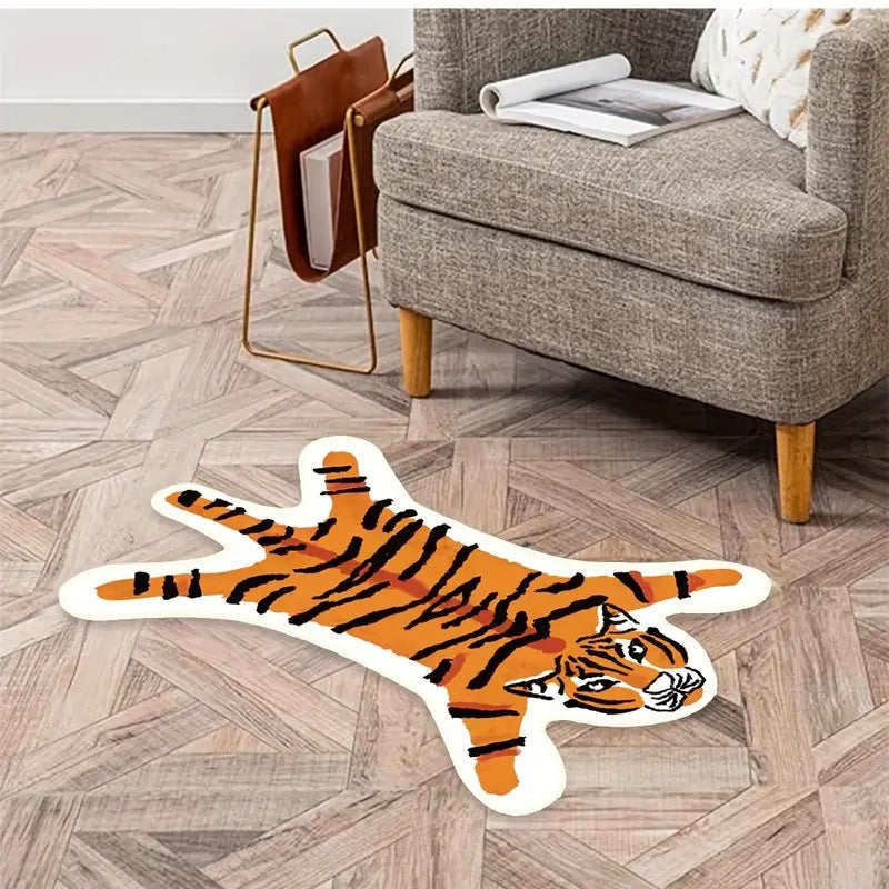 Tiger-förmiger Dekorativer Teppich