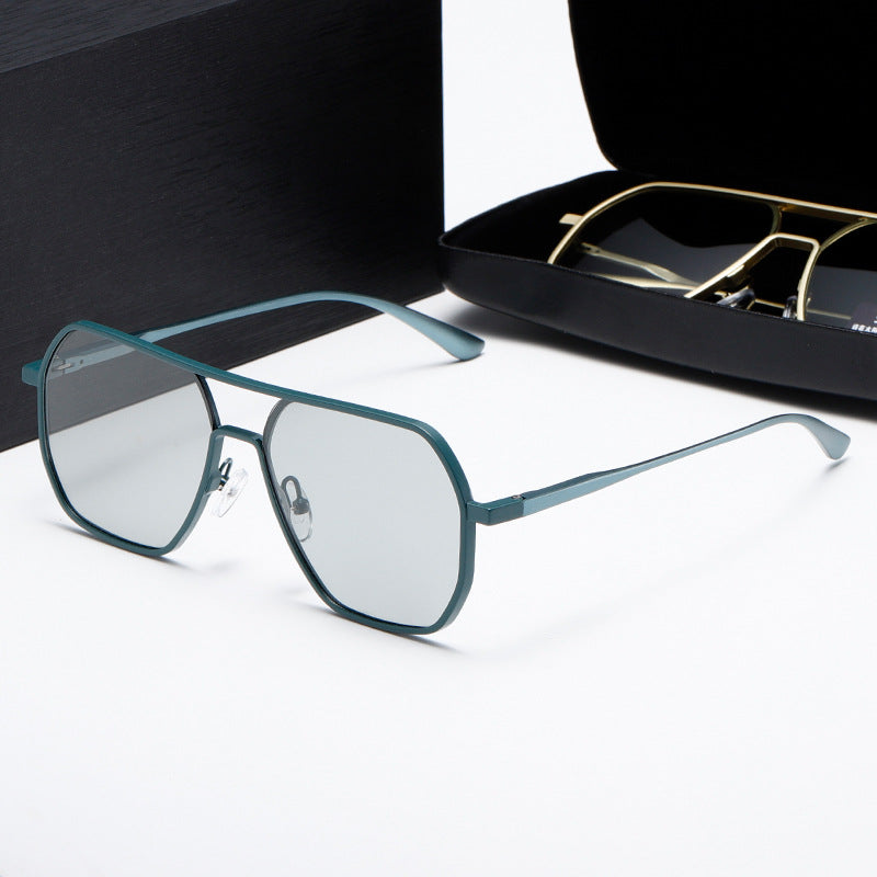 Damen Innovative modische Sonnenbrille mit rechteckigem Rahmen Karnz