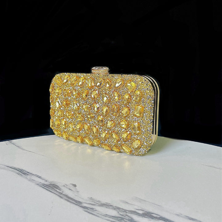Glamouröse Bejeweled Abend Clutch