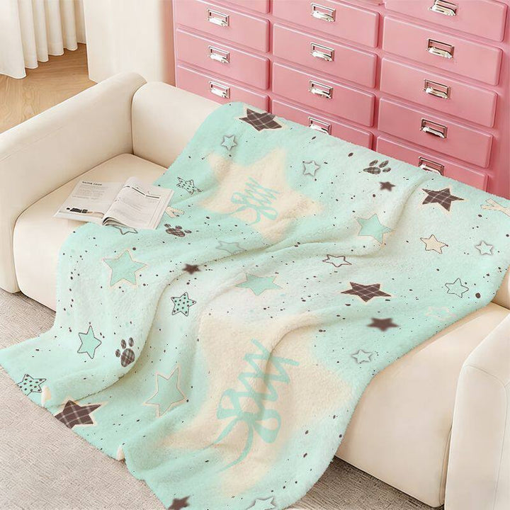 Sternenmuster Weiches Plüsch Blanket