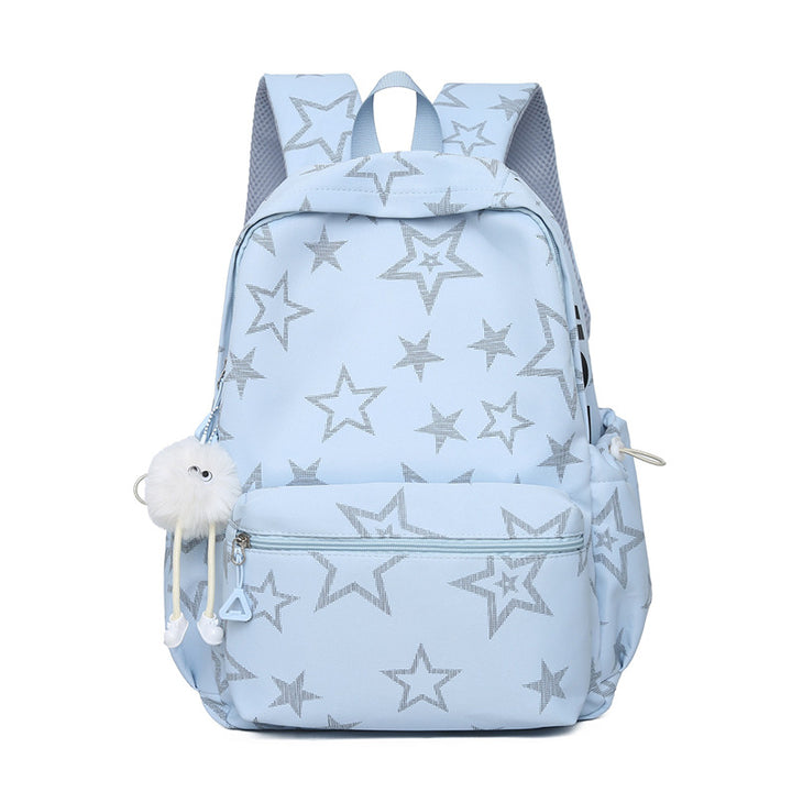 Stern-Bestickter Lässiger Rucksack Karnz