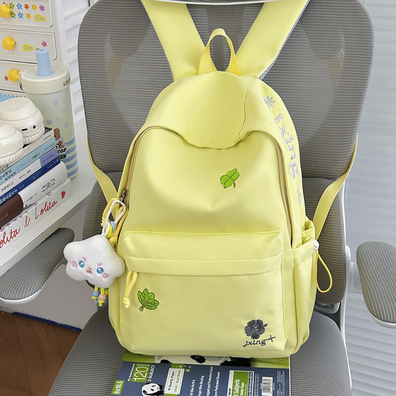 Casual Multi-Pocket Rucksack mit lustigen Akzenten Karnz