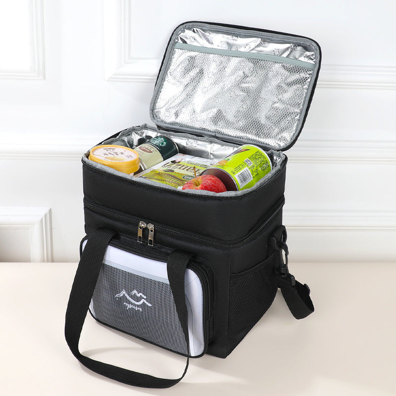 Doppeltaschen isolierte Kühltasche