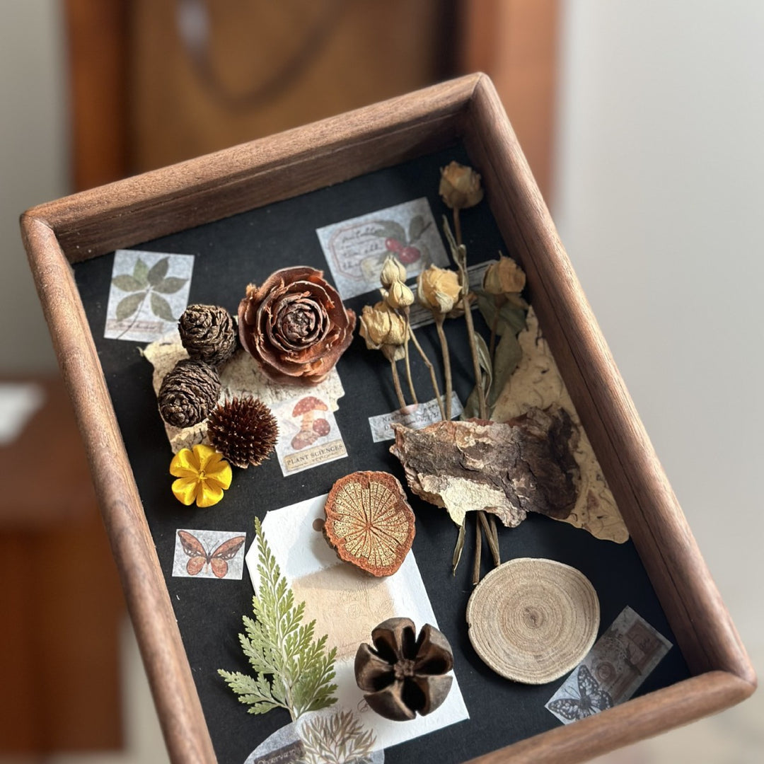 GePresste Botanische Kunst Rahmen