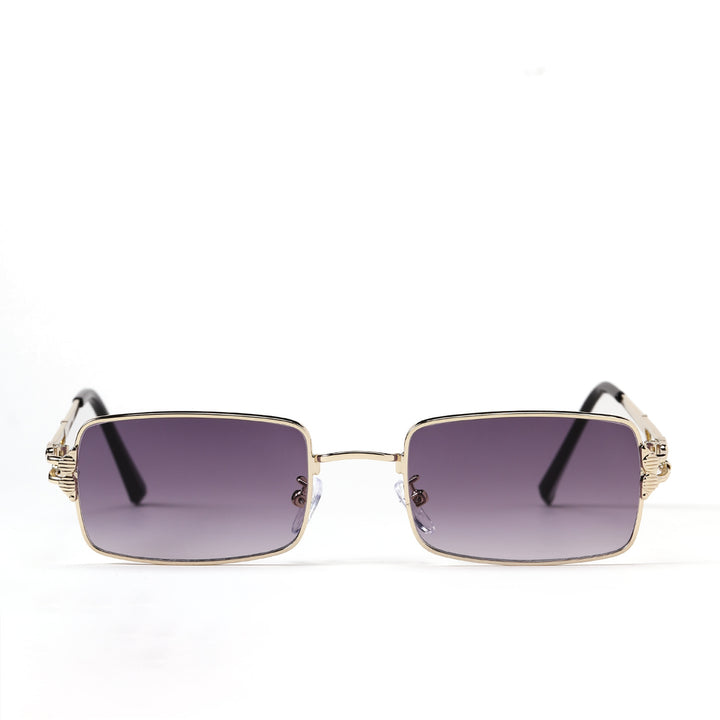 Damen stilvolle Sonnenbrille mit angesagtem rechteckigen Rahmen Karnz