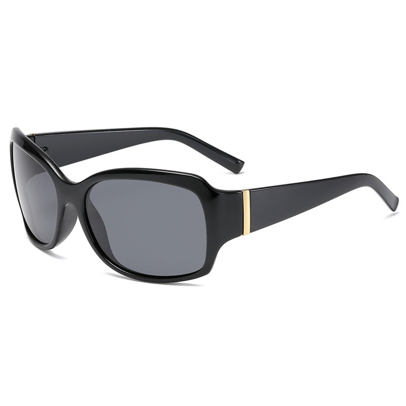 Damen stilvolle oversized Sonnenbrille mit elegantem Muster Karnz