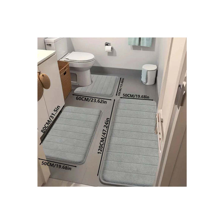 Memory Foam Badezimmer Teppich Set