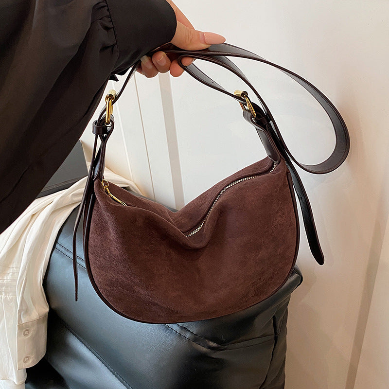 Wildleder Hobo Tasche Karnz