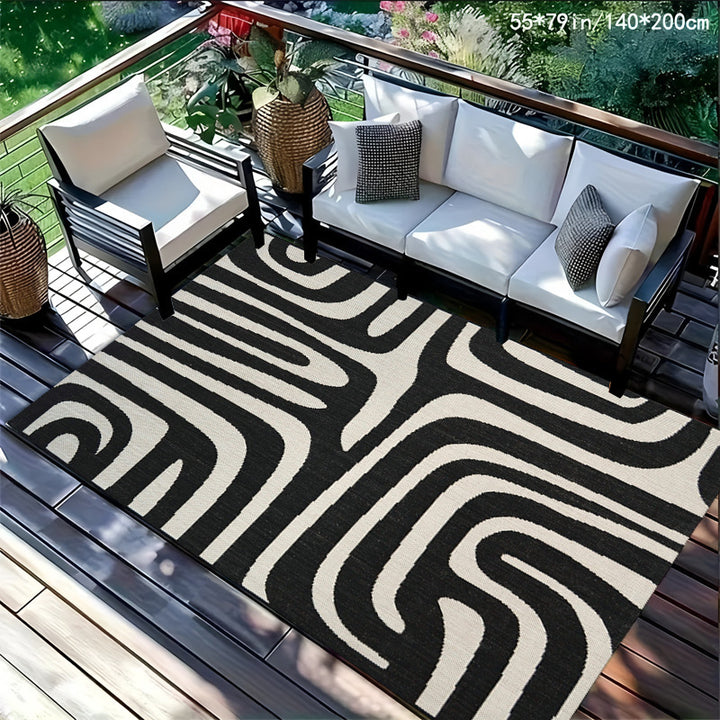 Outdoor Schachbrett-Teppich