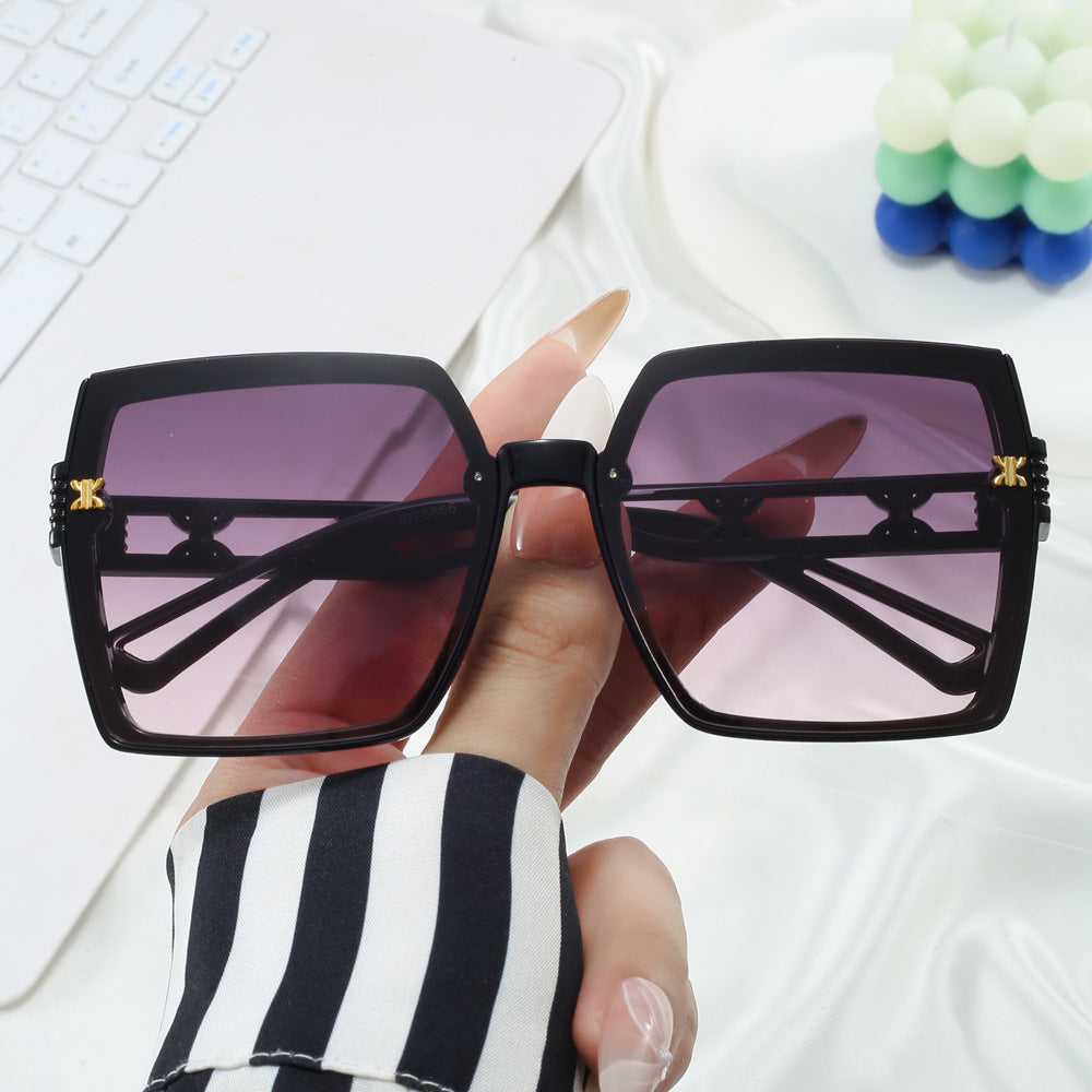 Damen stylische oversized Sonnenbrille Karnz
