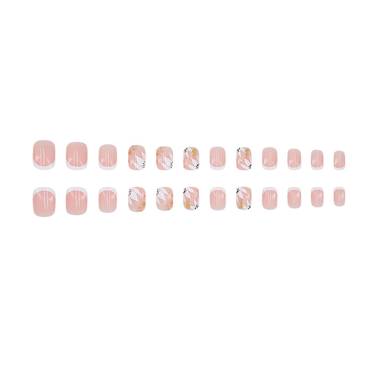 Künstlerisches Press-On-Nageldesign
