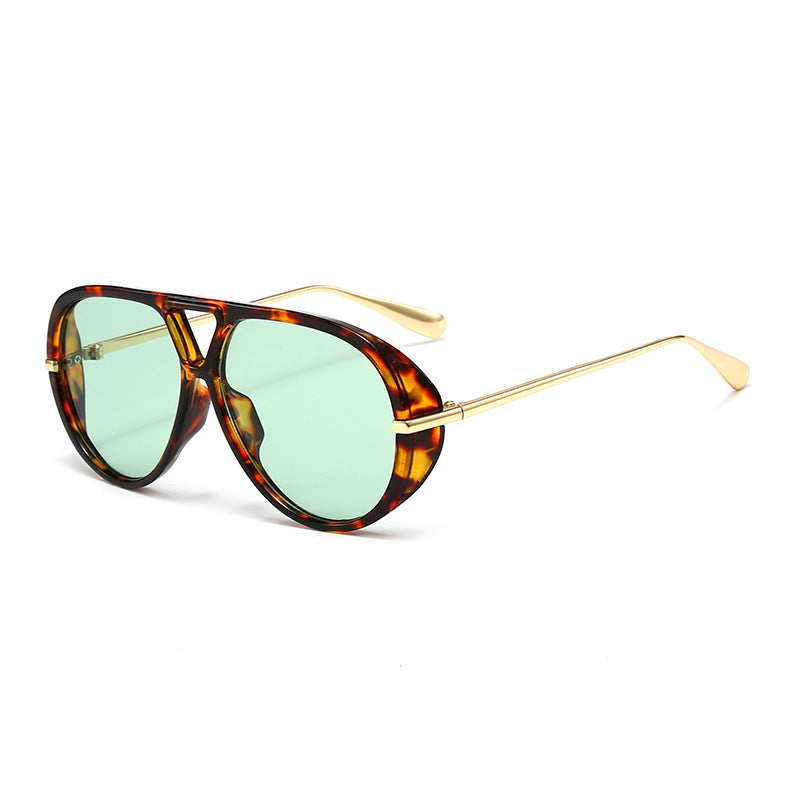 Damen modische oversized Sonnenbrille mit stilvollem Rahmen Karnz