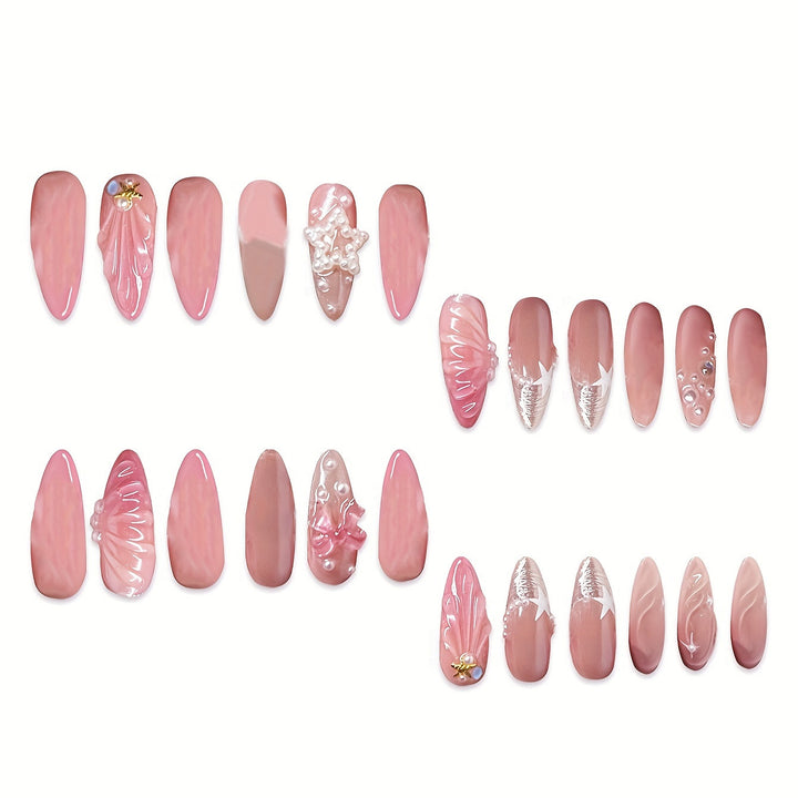 Nautisches Press-On Nagelset Karnz