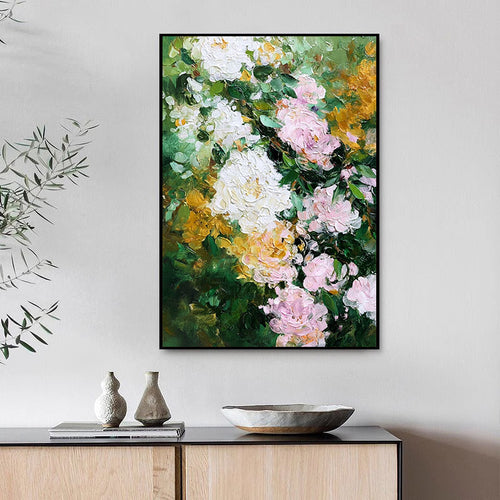 Künstlerische Florale Leinwand Kunst