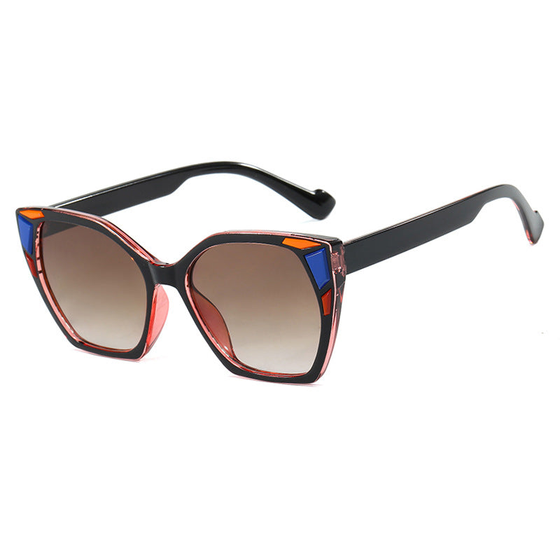 Damen modische Geometrische Designerbrille Karnz