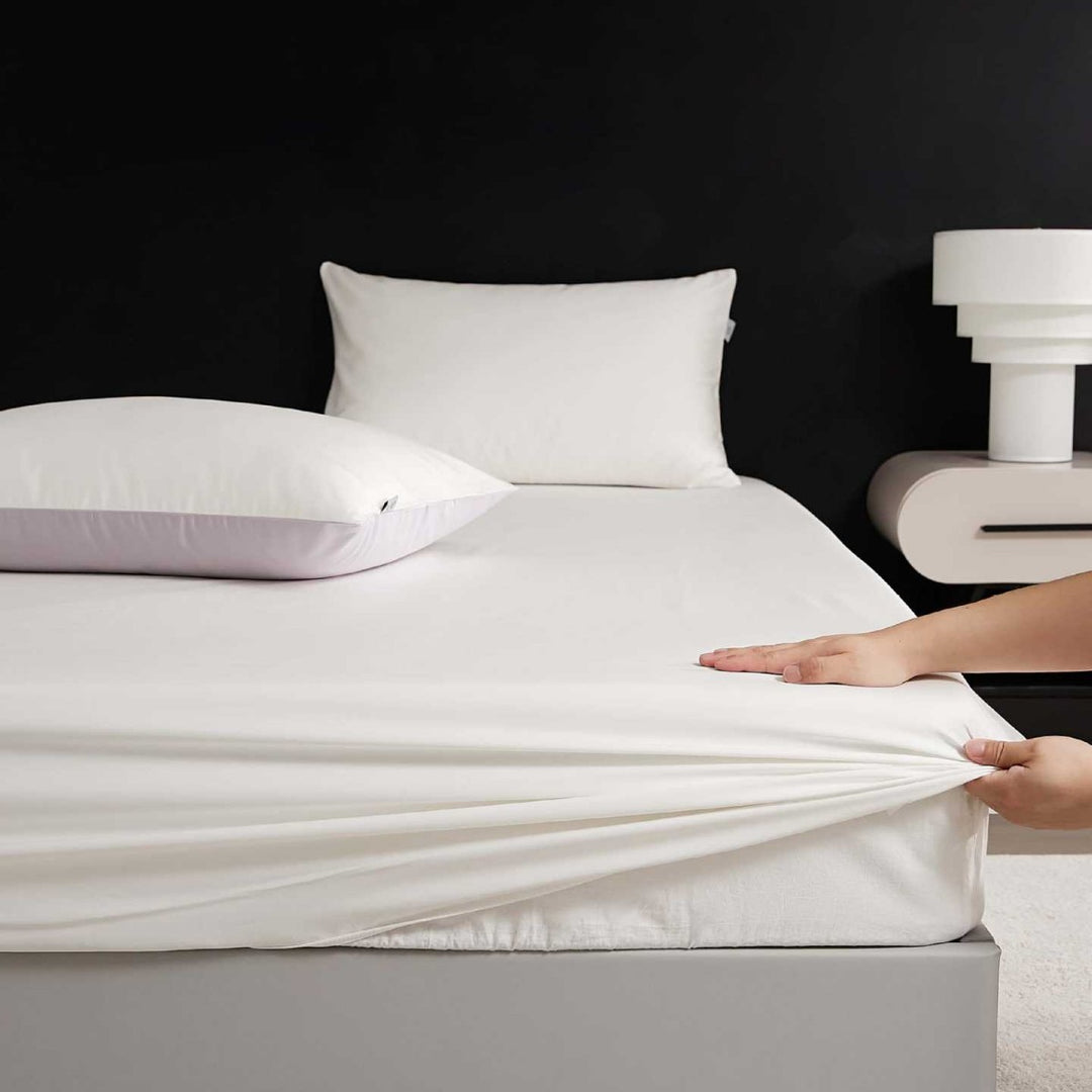 Wendbare Premium-Baumwollsatin-Bettgarnitur mit seidenweichem Finish