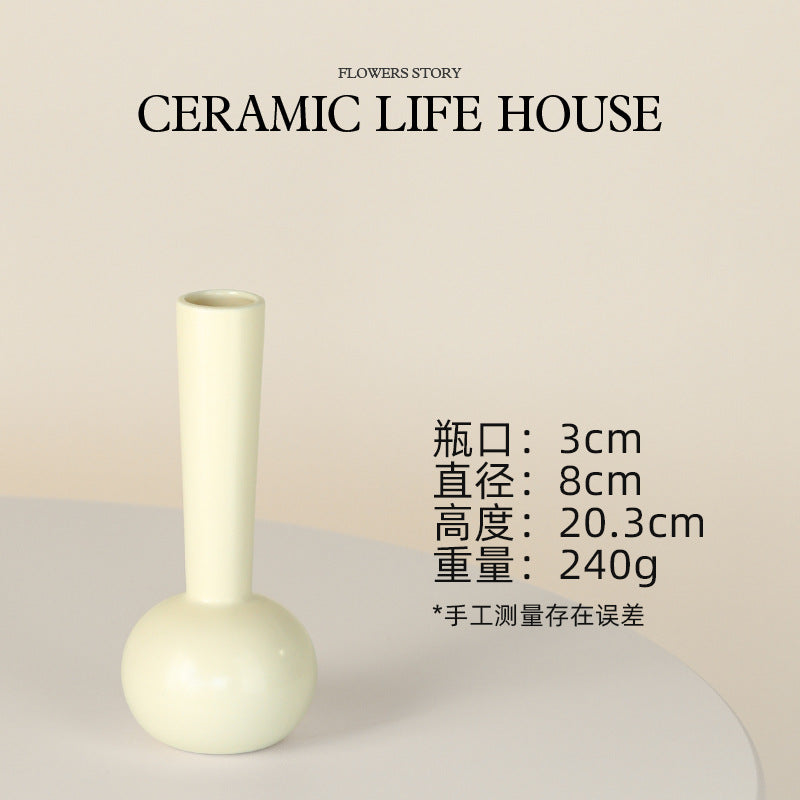 Minimalistische Zen Keramikvase