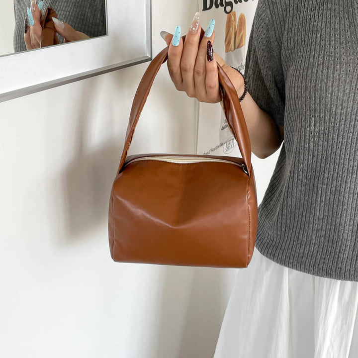 WoVintage-inspirierte strukturierte Handtasche Karnz