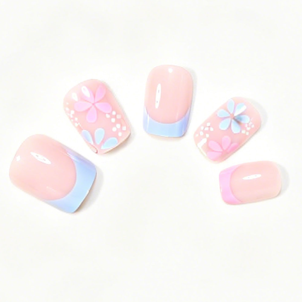 Künstlerische Blumendekorations-Nagelspitzen Karnz