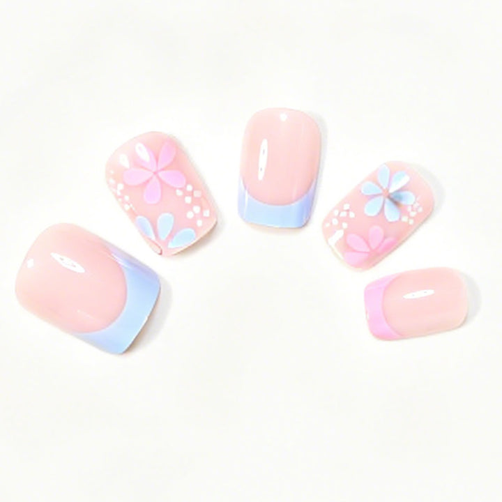 Künstlerische Blumendekorations-Nagelspitzen Karnz