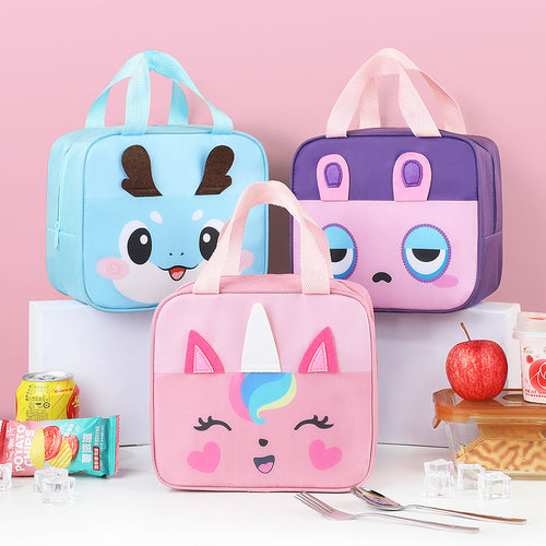 Isolierte Dinosaurier-Themen-Lunch-Tasche