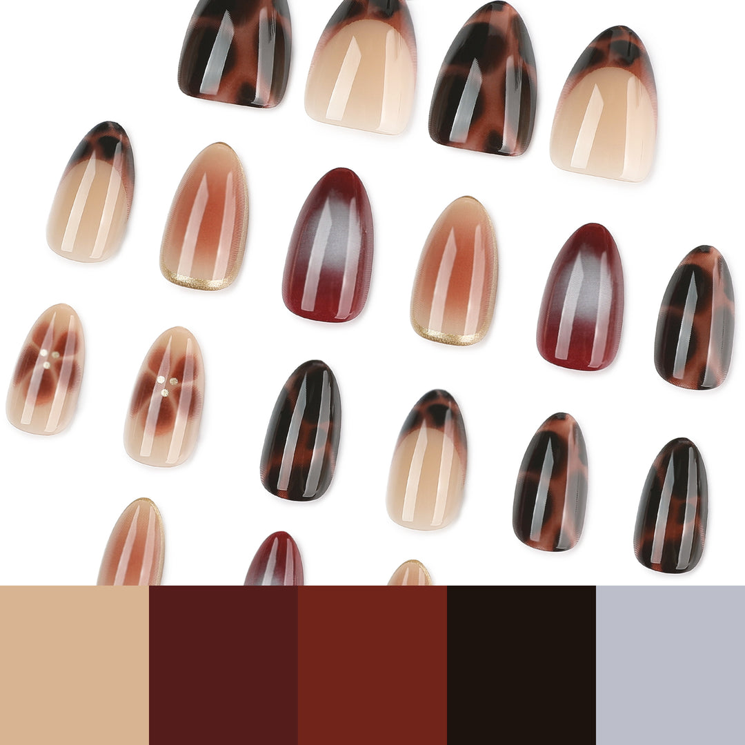 Glamouröse Acryl-Stiletto-Nägel mit elegantem Glitzer-Design Karnz