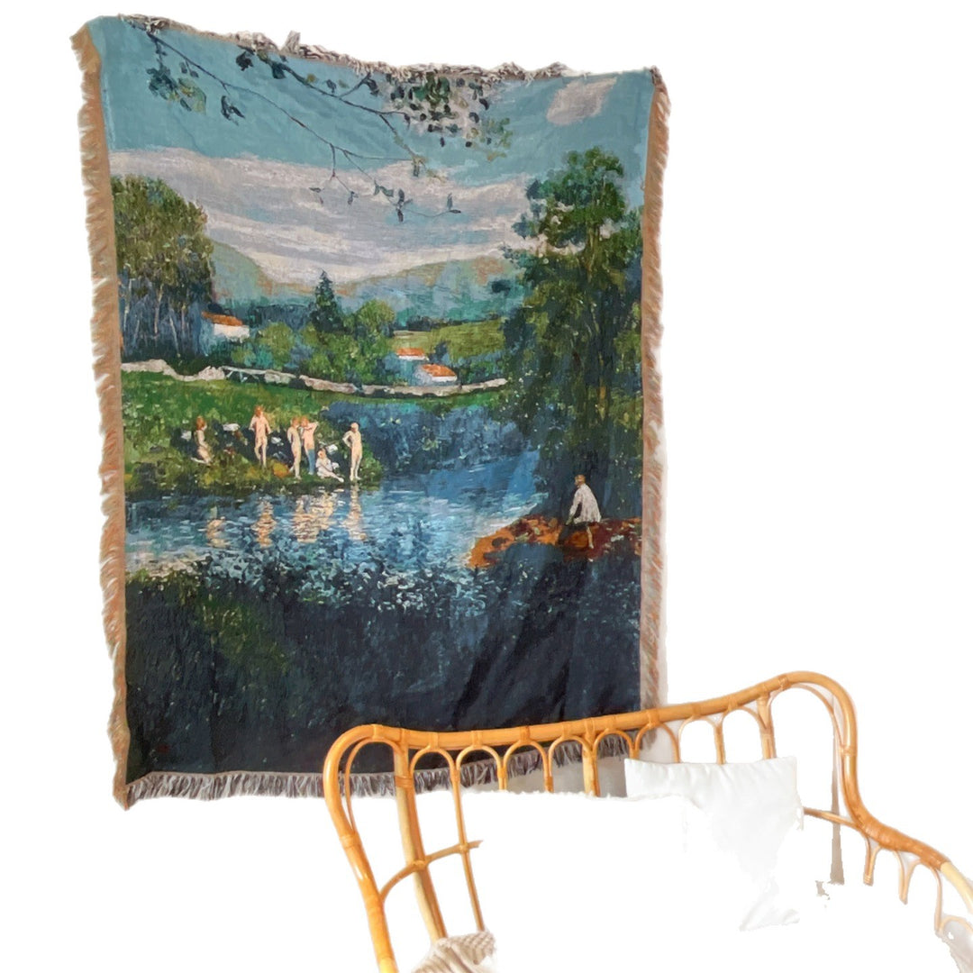 Künstlerische Landschaft Wurfdecke